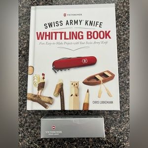 Victorinox Swiss Army knife and Swiss Army knife whittling book